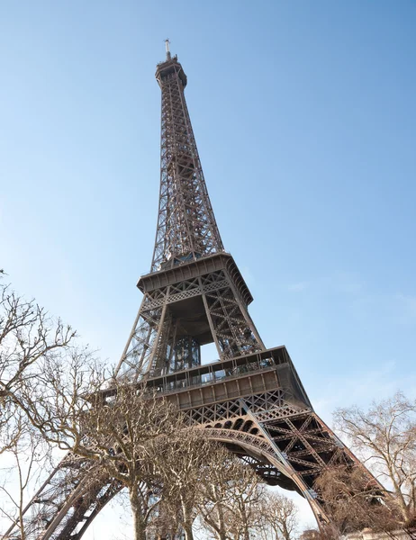 Эйфелева башня в Париже, Франция — стоковое фото