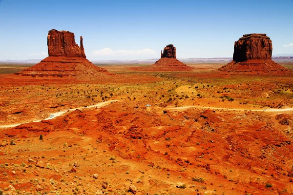 stock image The three sisters, monument valley