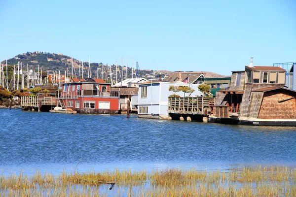 stock image A community on the water in Sausalito