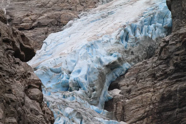 Blauer Gletscher in Norwegen — Stockfoto