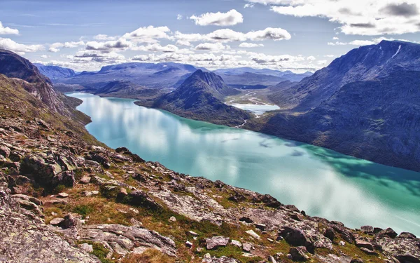 The lake Gjende in Norway — Stock Photo, Image