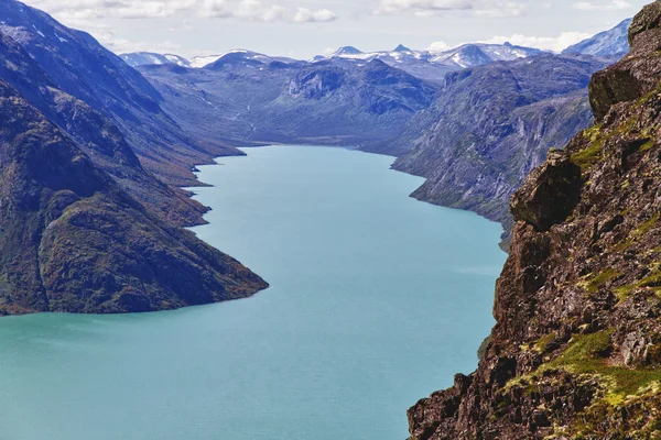 Il lago Gjende in Norvegia — Foto Stock