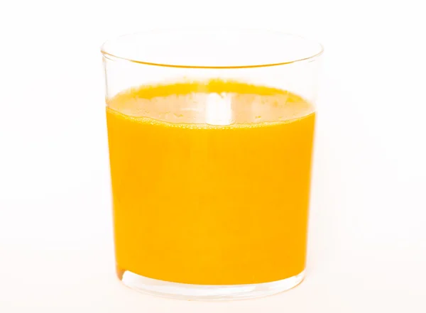 Вид збоку апельсинового соку — стокове фото