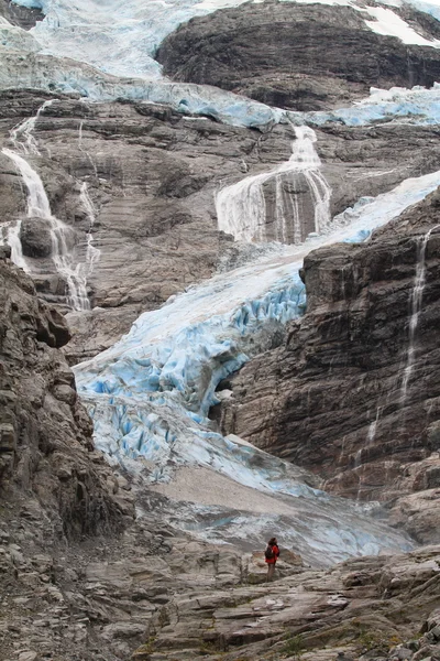 Blauwe gletsjer in Noorwegen — Stockfoto