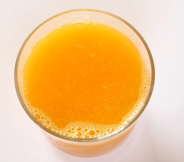 Top view of orange juice — Stock Photo, Image