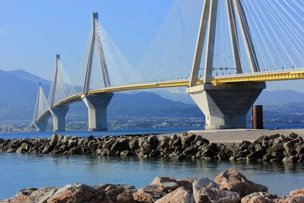 Rio - antirrio brug, Griekenland — Stockfoto