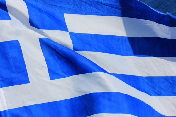 Græsk flag - Stock-foto