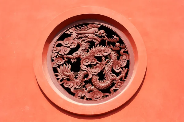 Dekoration på kinesiska buddhistiska tempel — Stockfoto