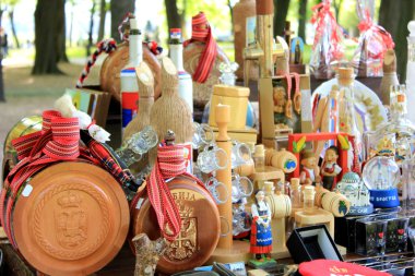 Traditional souvenirs from Serbia clipart