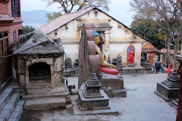 Swoyambhunath ναός, στην κοιλάδα του Κατμαντού — Φωτογραφία Αρχείου