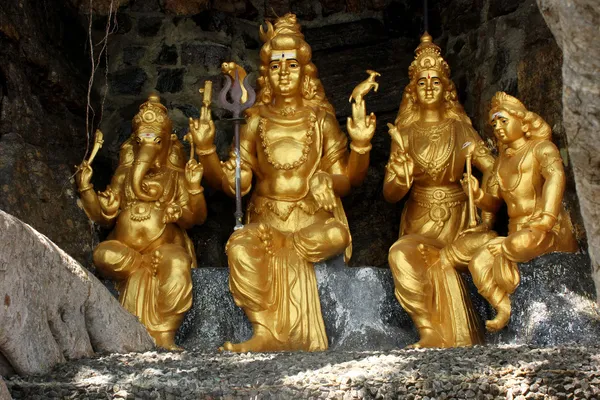 Dio indù Shiva con la famiglia, Trincomalee Immagini Stock Royalty Free