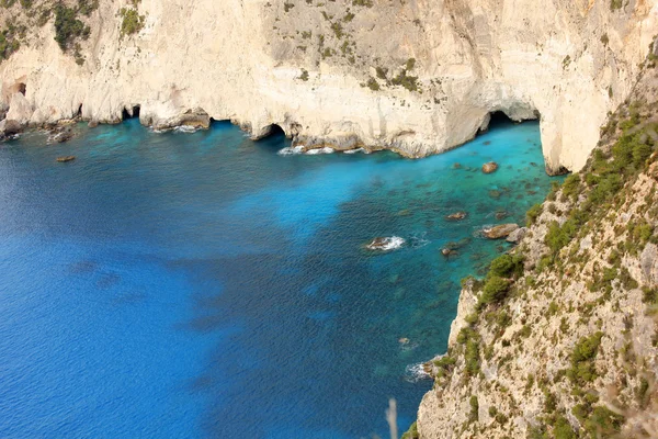 Cuevas de Keri, isla de Zakynthos, Grecia del Sur — Foto de Stock