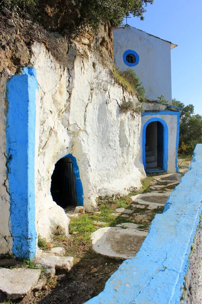 Grotte - Eglise d'Agios Kyriakos, île de Zante, Grèce — Photo