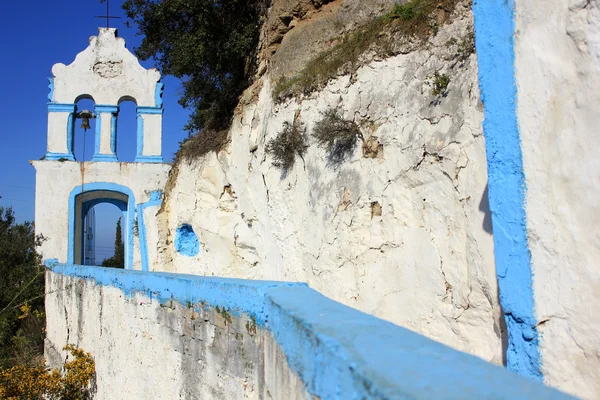 教会的贴水 kyriakos，卡普里岛村、 扎金索斯岛 — 图库照片