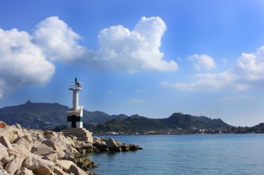 küçük deniz feneri noktasında zakynthos, Yunanistan