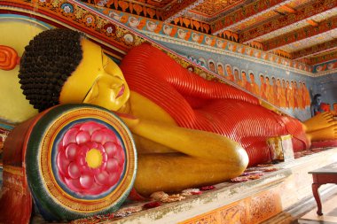 Buddha Statue, Ancient Temple of Anuradhapura, Sri Lanka clipart