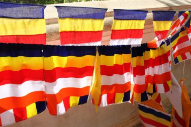 Prayer flags, Sri Lanka, Asia clipart