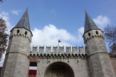 Topkapi Palace at Istanbul, Turkey clipart