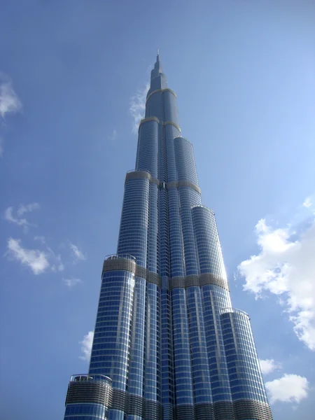 Torre de Burj Khalifa em Dubai, Emirados Árabes Unidos — Fotografia de Stock