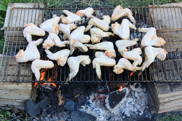 stock image BBQ in the nature