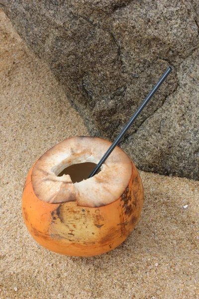 Rei de bebida de coco, sri lanka — Fotografia de Stock