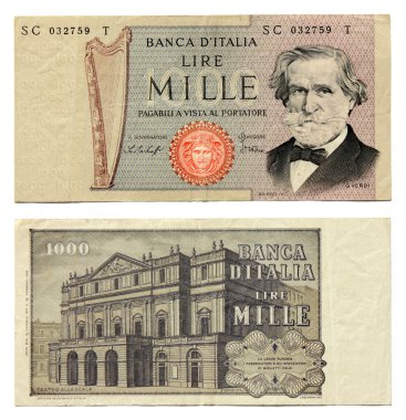 Old Italian Money clipart