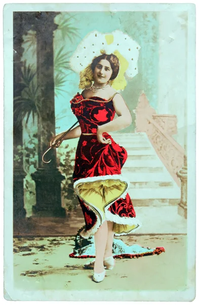 Cartão postal vintage Fotos De Bancos De Imagens