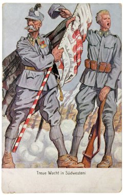 Two Soldiers clipart