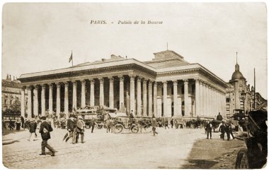 Paris bourse kartpostal