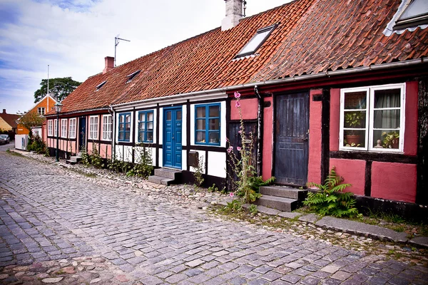 stock image Red house on the island of Bornholm