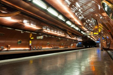 Subway station to Paris clipart