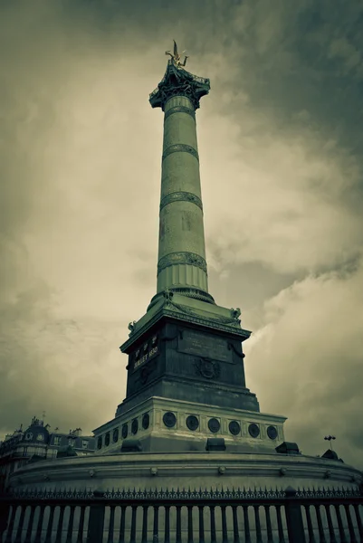 Place de la Bastille, in Paris — Zdjęcie stockowe