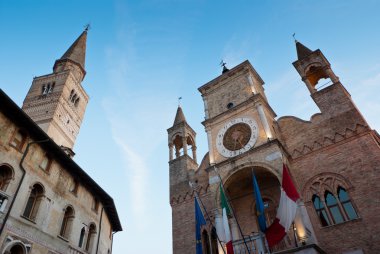 Public building in Pordenone, Italy clipart