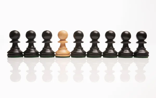 Chess the odd one out — Stock Photo, Image