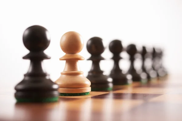 Chess the odd one out — Stock Photo, Image