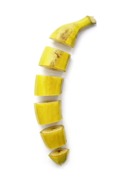 Banana cut — Stock Photo, Image