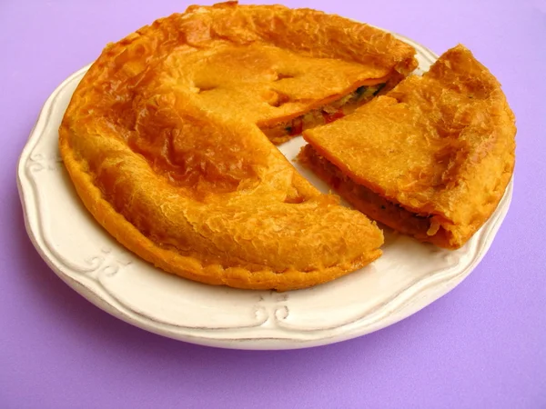 Galician tunny pie — Stock Photo, Image