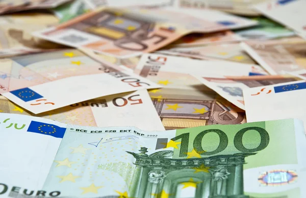 Fatture 50 e 100 euro — Foto Stock