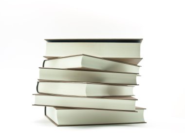 Beyaz arkaplan üzerine kitaplar