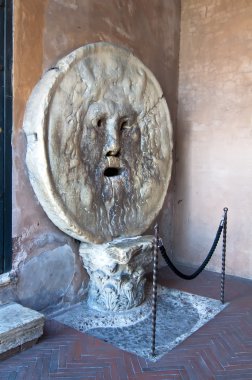 The Mouth of Truth in Rome, Italy clipart