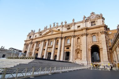 St. Peter's Square in the Vatican, Rome clipart