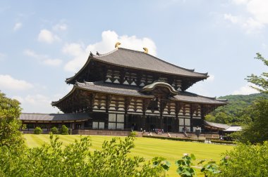 Todai-ji Temple in Nara, Japan clipart