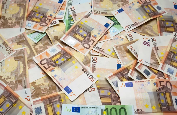 Notas en euros —  Fotos de Stock