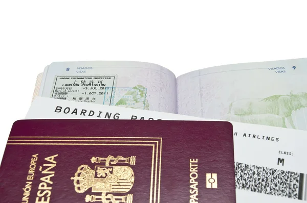 Национальный паспорт — стоковое фото