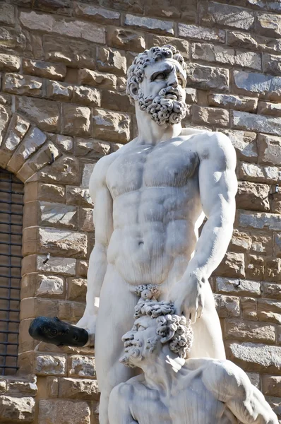 Estatuas en la Piazza della Signoria, Florencia . — Foto de Stock