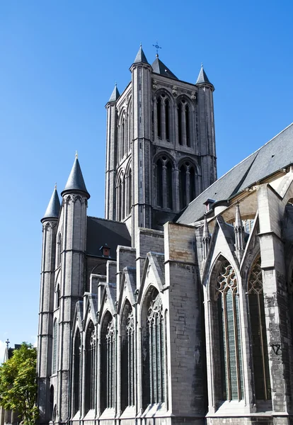 Historické kostely v Gentu — Stock fotografie