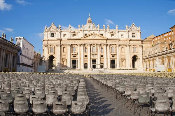 St peter's basilica, Rom, Italien — Stockfoto