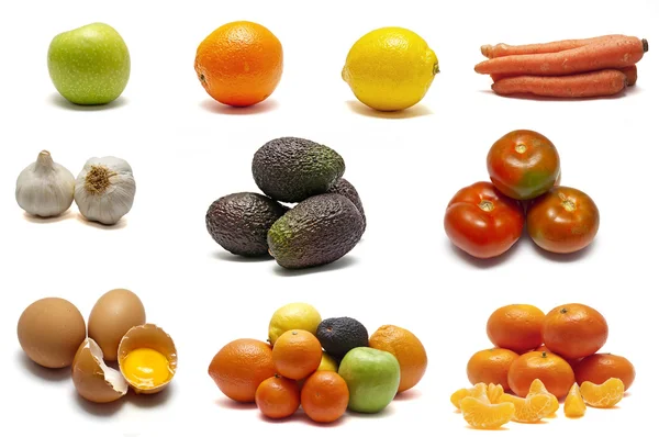 Collage Fruits — Stock Photo, Image