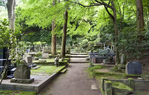Japanska kyrkogård — Stockfoto