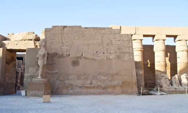 Chrám v Karnaku, egypt — Stock fotografie